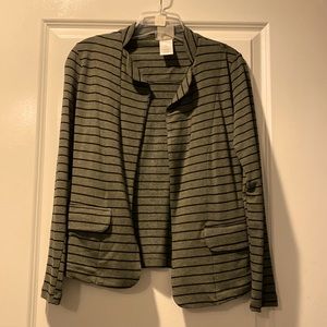 Anthropologie Green/Black Blazer